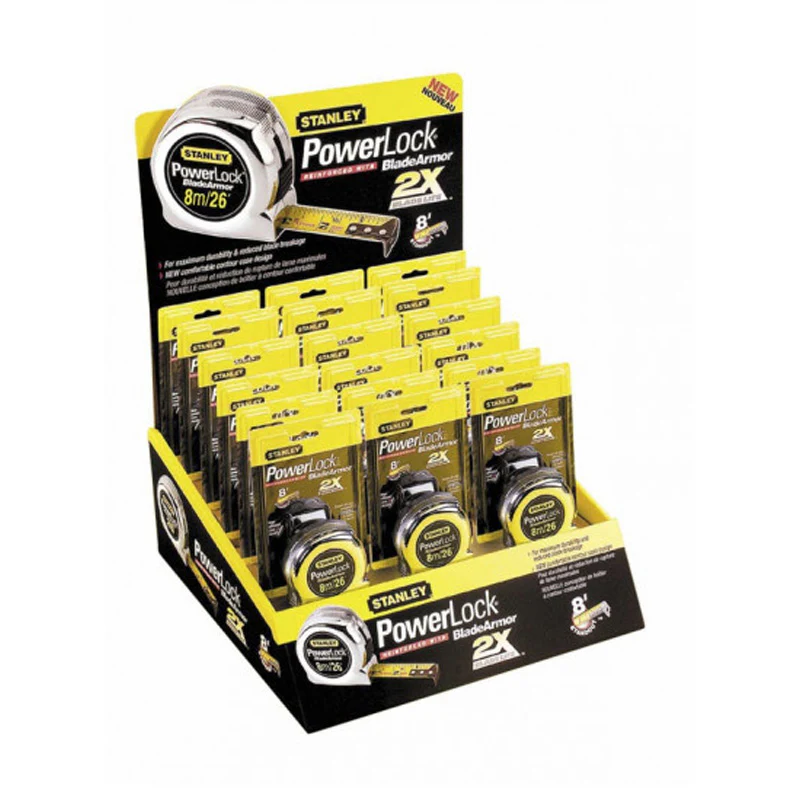 Mesure blade ARMOR - STANLEY - 0-33-514 - 5M x 25 MM POWERBLOCK - Image 3