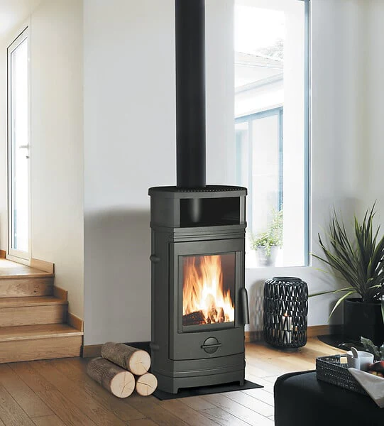 Poêle à bois Treville - Anthracite - Image 3